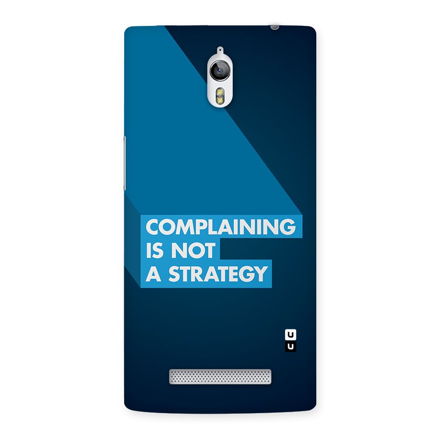Not A Strategy Back Case for Oppo Find 7