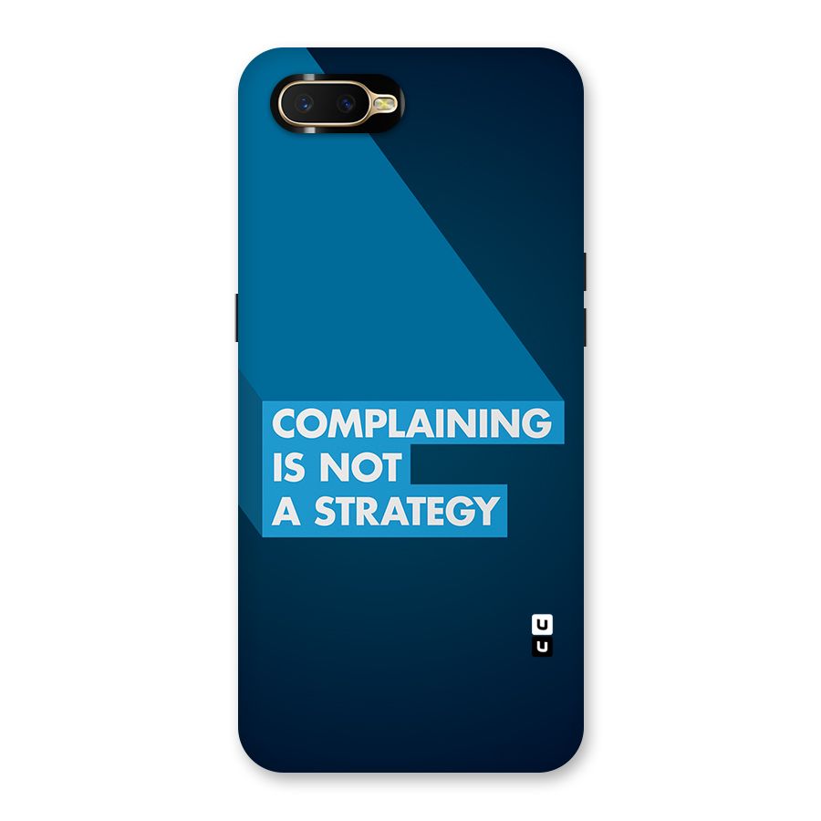 Not A Strategy Back Case for Oppo K1