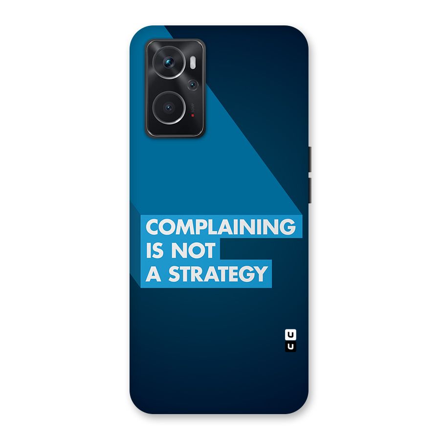 Not A Strategy Back Case for Oppo K10 4G