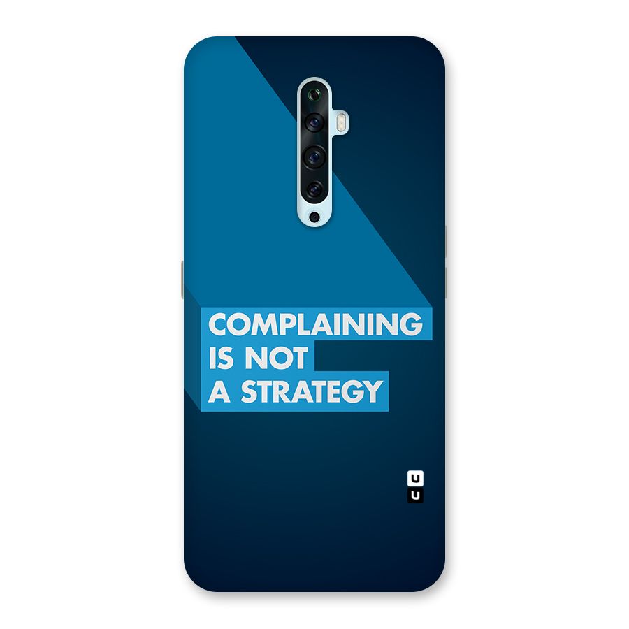 Not A Strategy Back Case for Oppo Reno2 Z