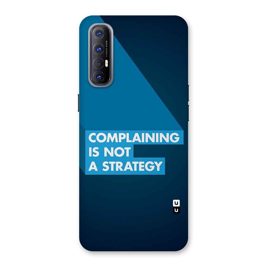 Not A Strategy Back Case for Oppo Reno3 Pro