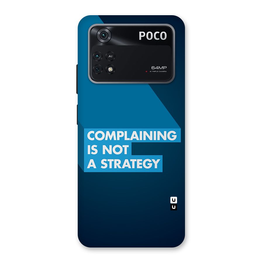 Not A Strategy Back Case for Poco M4 Pro 4G