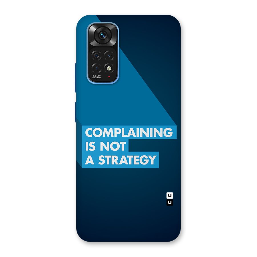 Not A Strategy Back Case for Redmi Note 11S