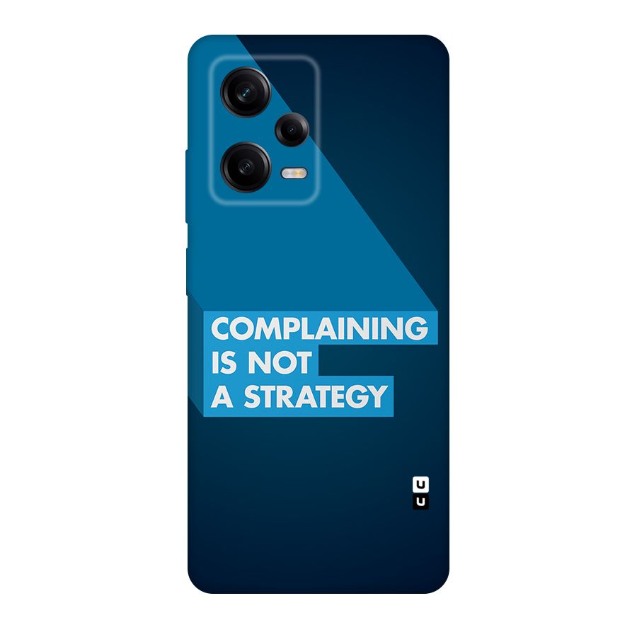 Not A Strategy Back Case for Redmi Note 12 Pro