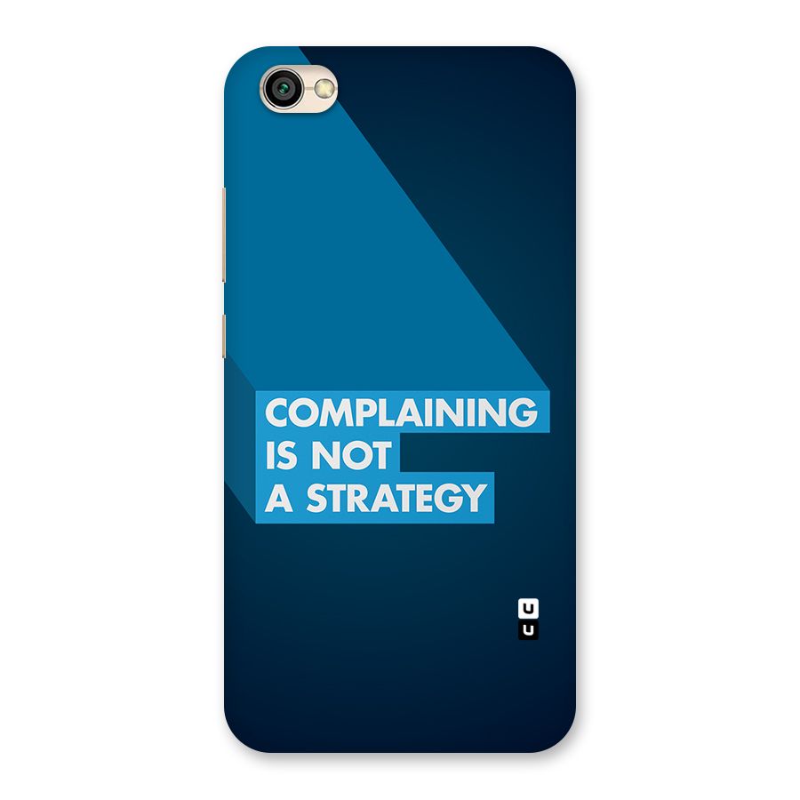 Not A Strategy Back Case for Redmi Y1 Lite