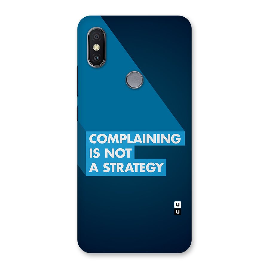 Not A Strategy Back Case for Redmi Y2