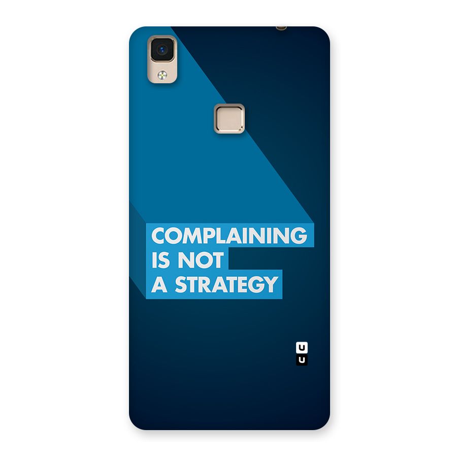 Not A Strategy Back Case for V3 Max