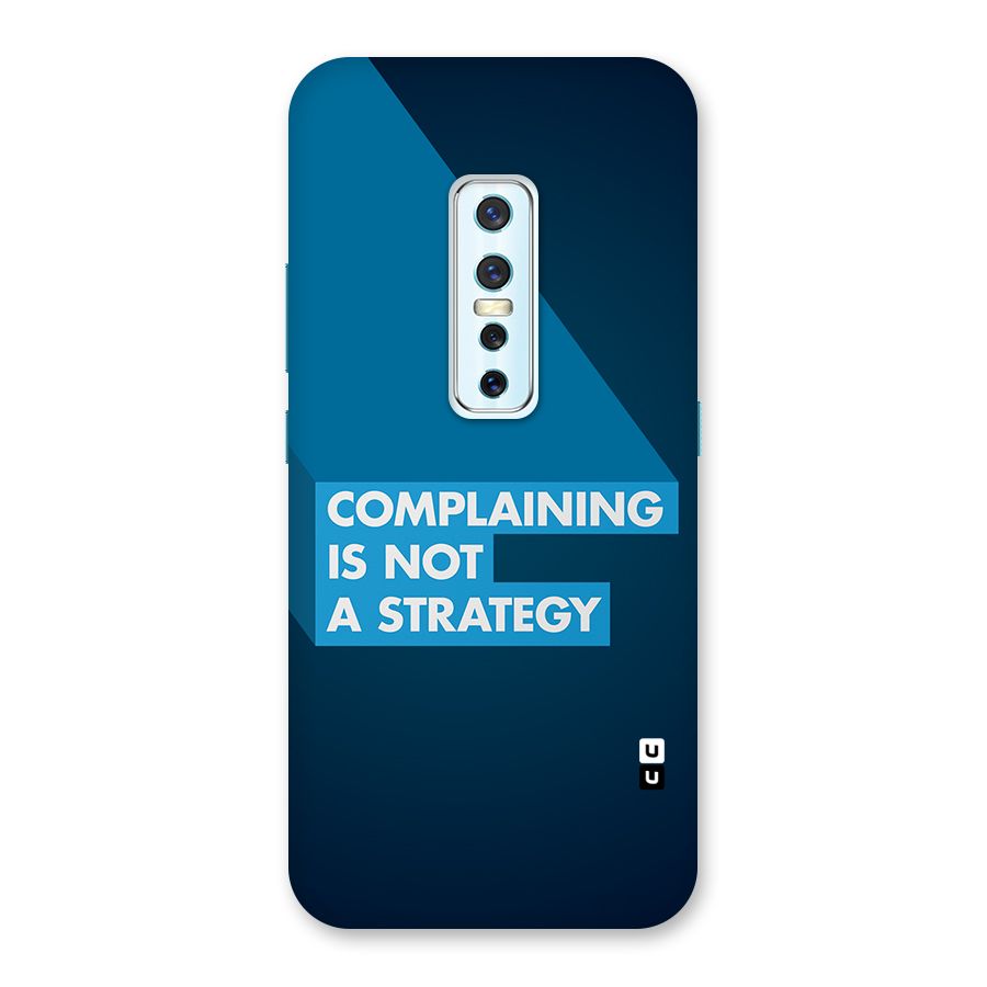 Not A Strategy Back Case for Vivo V17 Pro