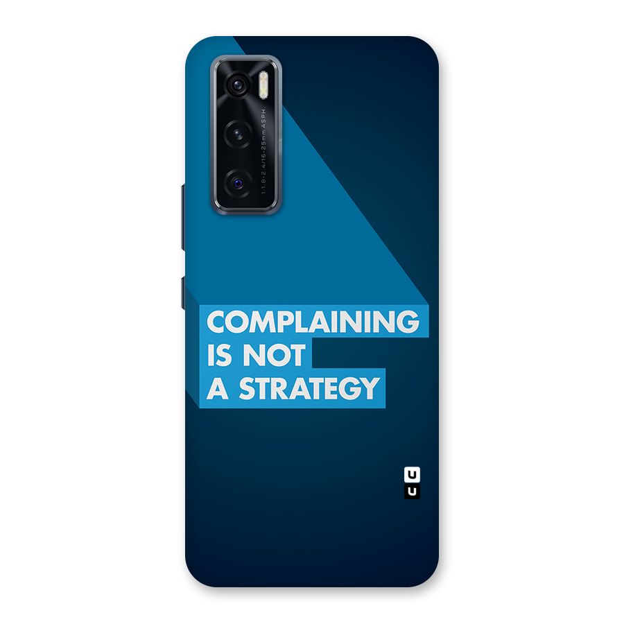 Not A Strategy Back Case for Vivo V20 SE