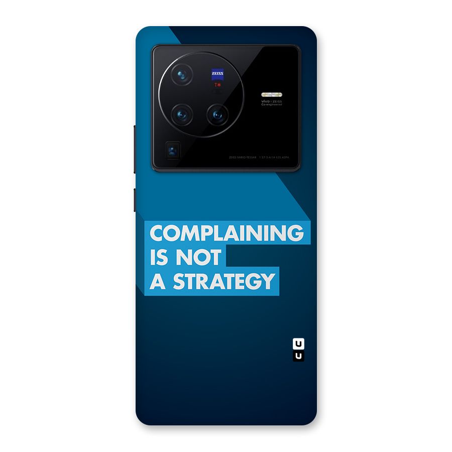 Not A Strategy Back Case for Vivo X80 Pro