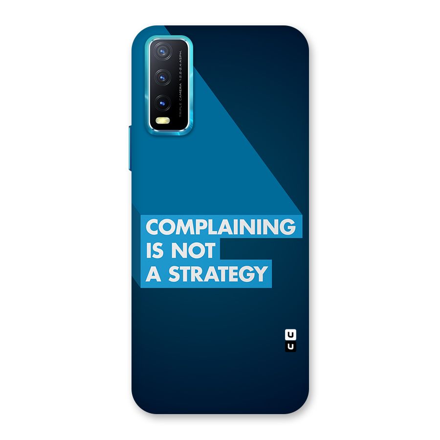 Not A Strategy Back Case for Vivo Y20