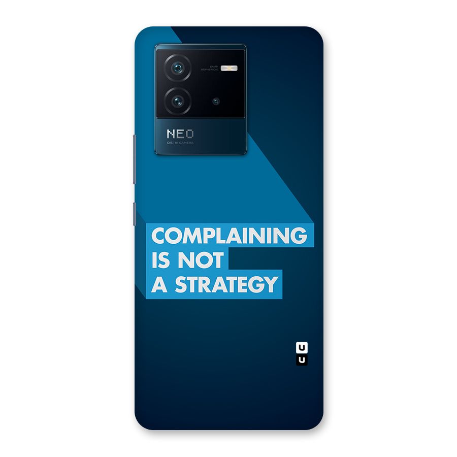 Not A Strategy Back Case for Vivo iQOO Neo 6 5G