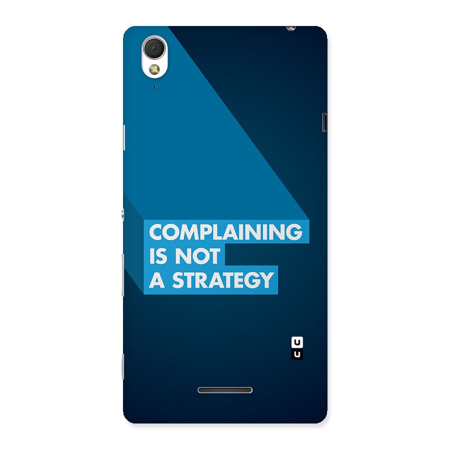 Not A Strategy Back Case for Xperia T3