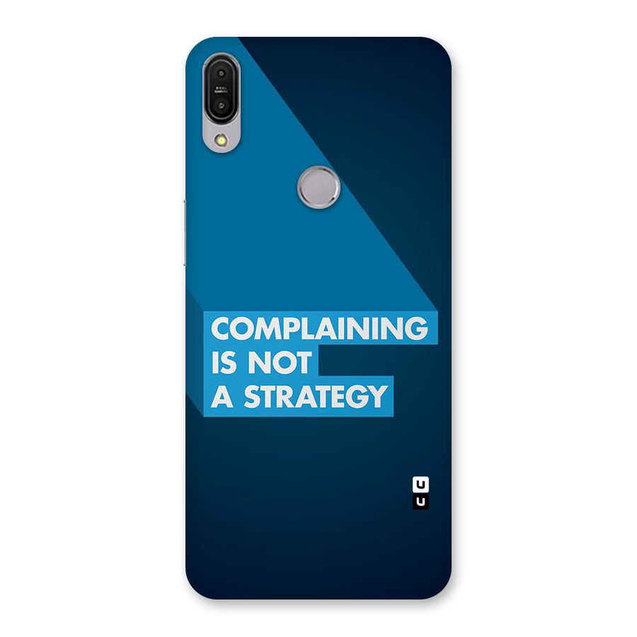 Not A Strategy Back Case for Zenfone Max Pro M1