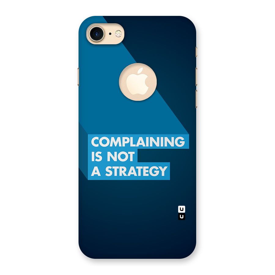 Not A Strategy Back Case for iPhone 7 Logo Cut