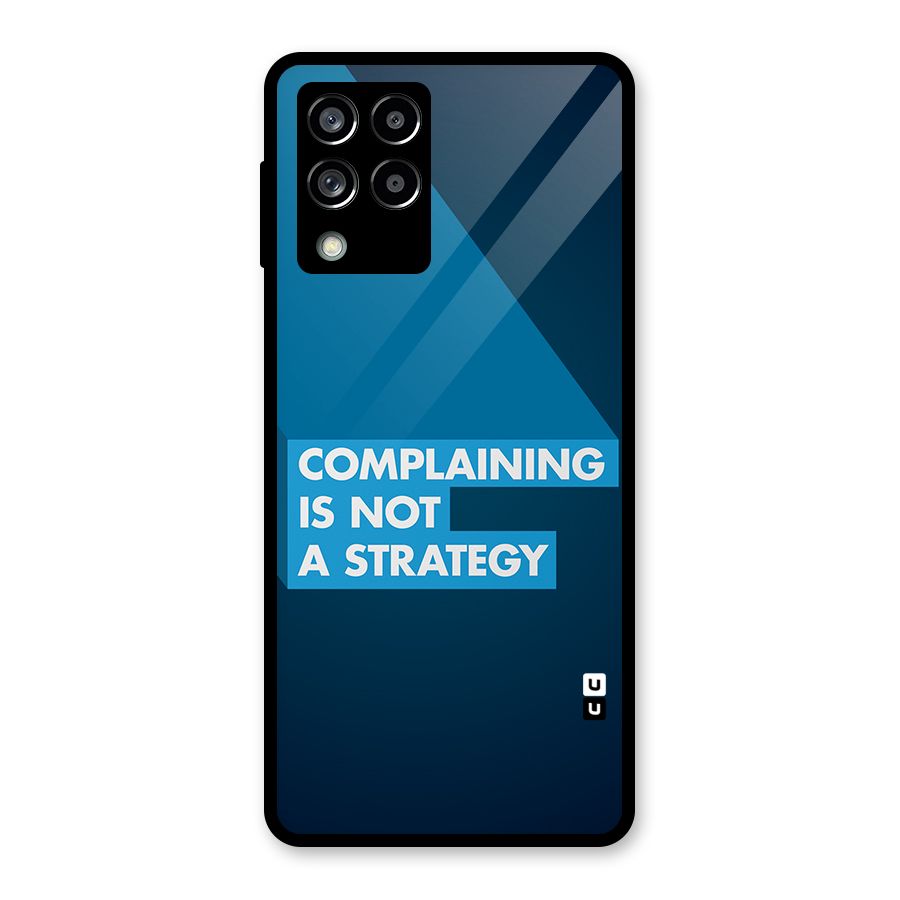 Not A Strategy Glass Back Case for Galaxy M53 5G