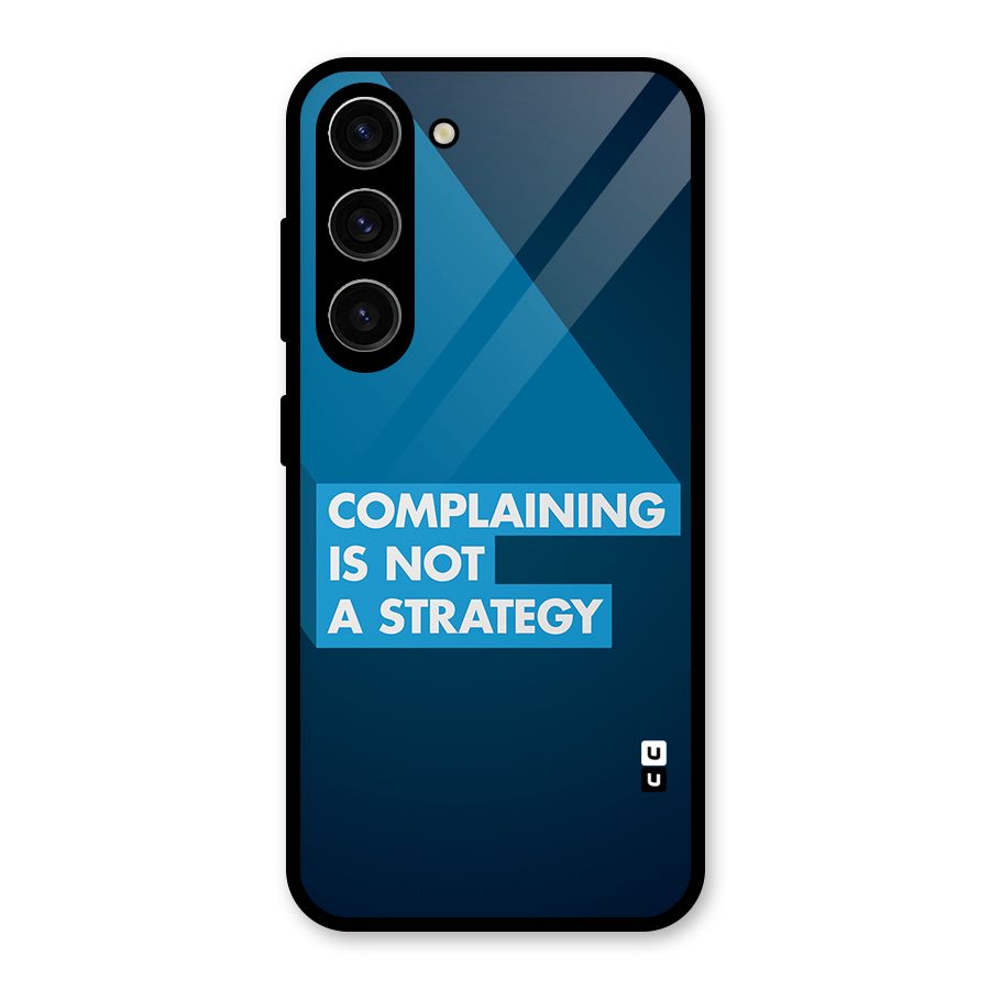 Not A Strategy Glass Back Case for Galaxy S23