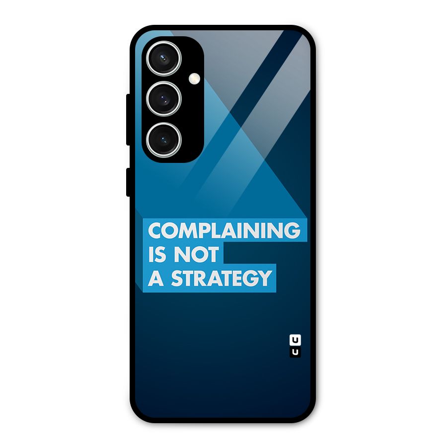 Not A Strategy Glass Back Case for Galaxy S23 FE