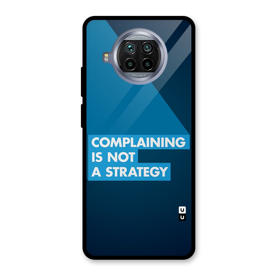 Not A Strategy Glass Back Case for Mi 10i