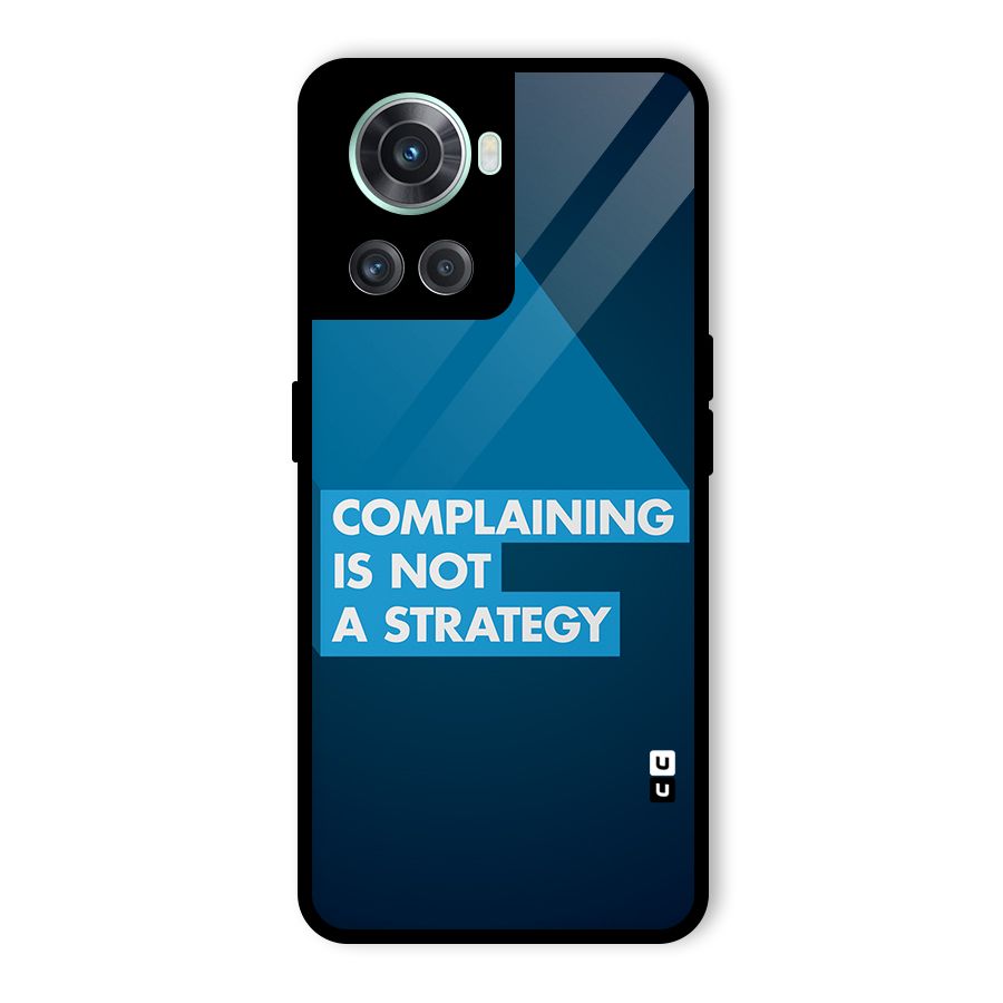 Not A Strategy Glass Back Case for OnePlus 10R