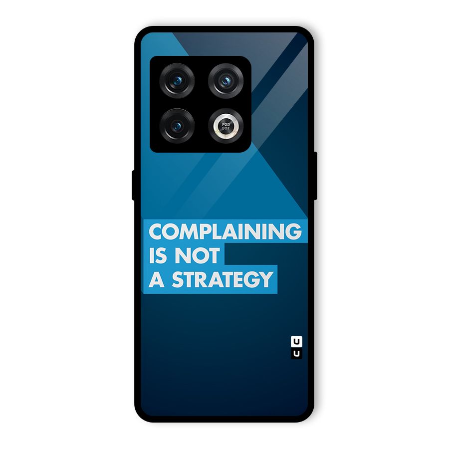 Not A Strategy Glass Back Case for OnePlus 10 Pro 5G