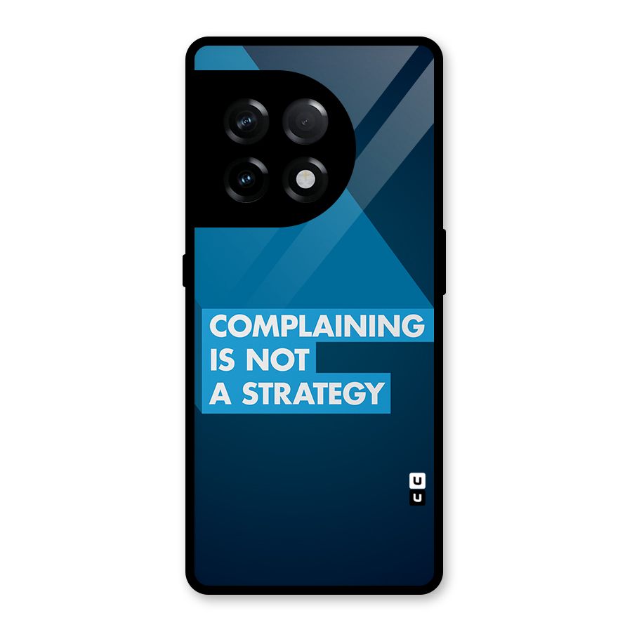 Not A Strategy Glass Back Case for OnePlus 11R