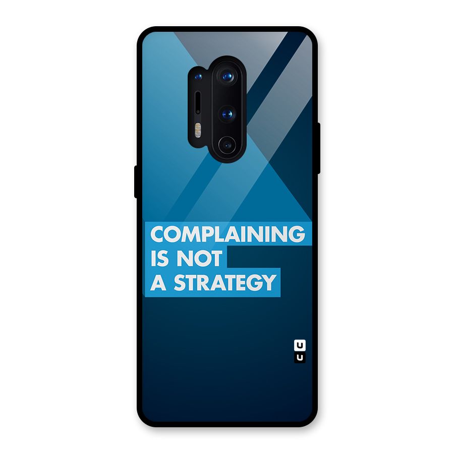 Not A Strategy Glass Back Case for OnePlus 8 Pro
