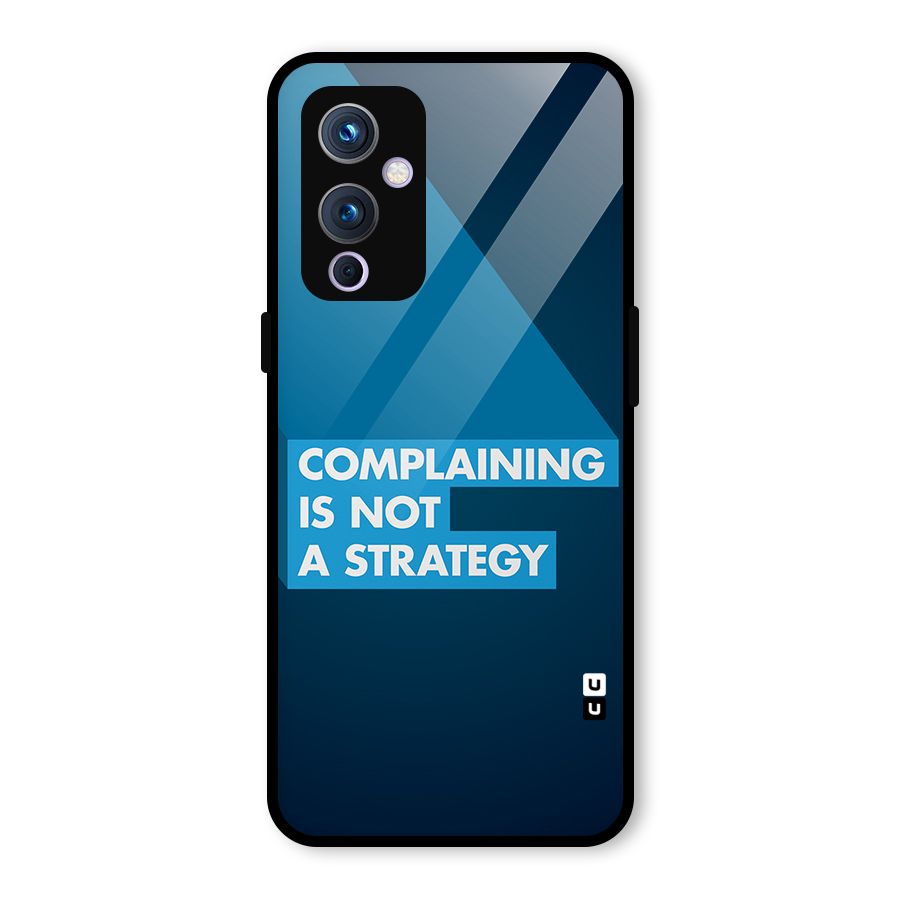 Not A Strategy Glass Back Case for OnePlus 9