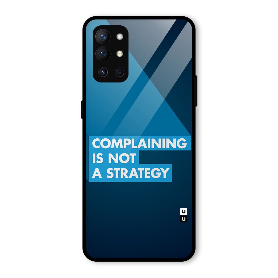 Not A Strategy Glass Back Case for OnePlus 9R