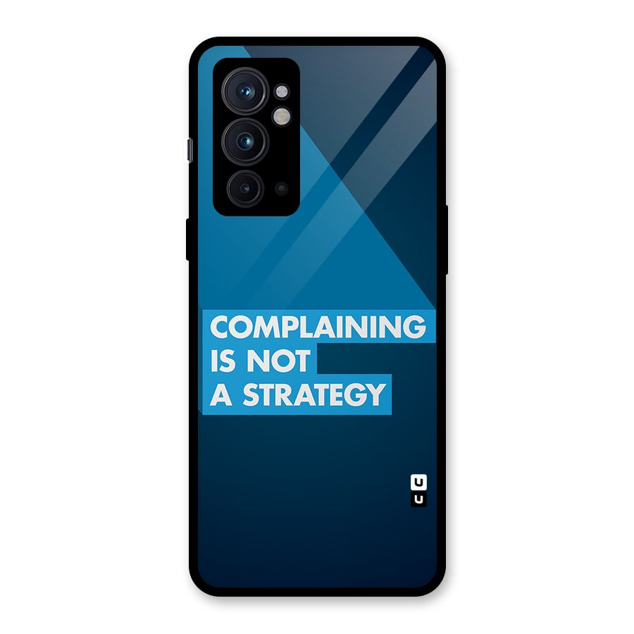 Not A Strategy Glass Back Case for OnePlus 9RT 5G