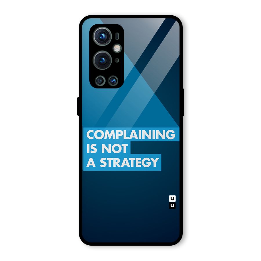 Not A Strategy Glass Back Case for OnePlus 9 Pro