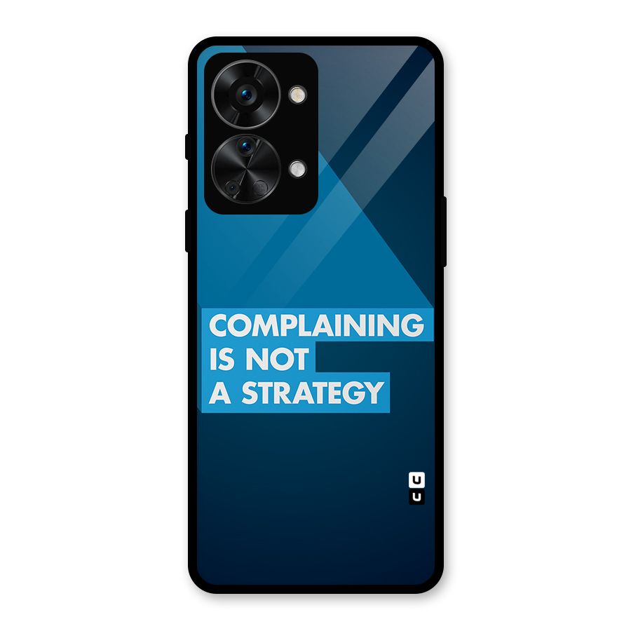 Not A Strategy Glass Back Case for OnePlus Nord 2T