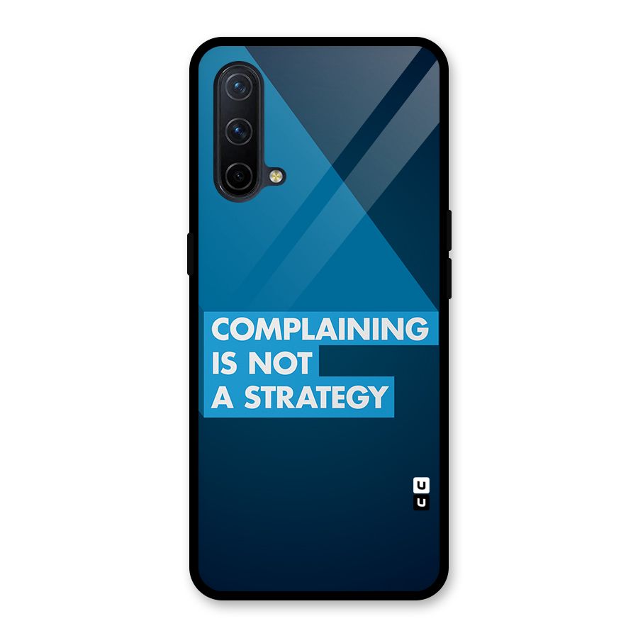 Not A Strategy Glass Back Case for OnePlus Nord CE 5G
