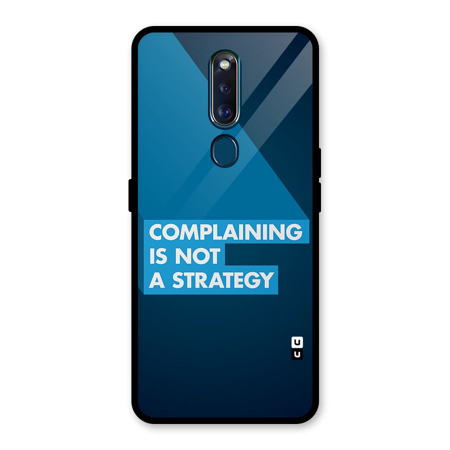 Not A Strategy Glass Back Case for Oppo F11 Pro