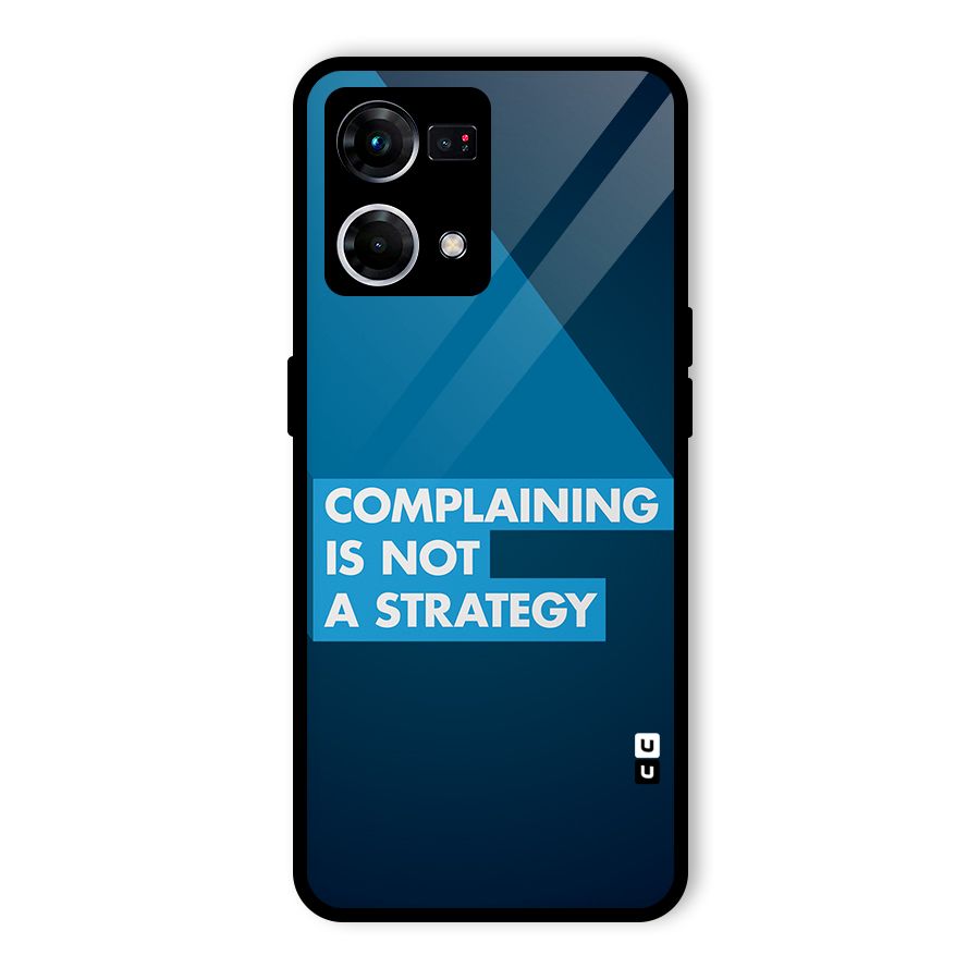 Not A Strategy Glass Back Case for Oppo F21s Pro 4G