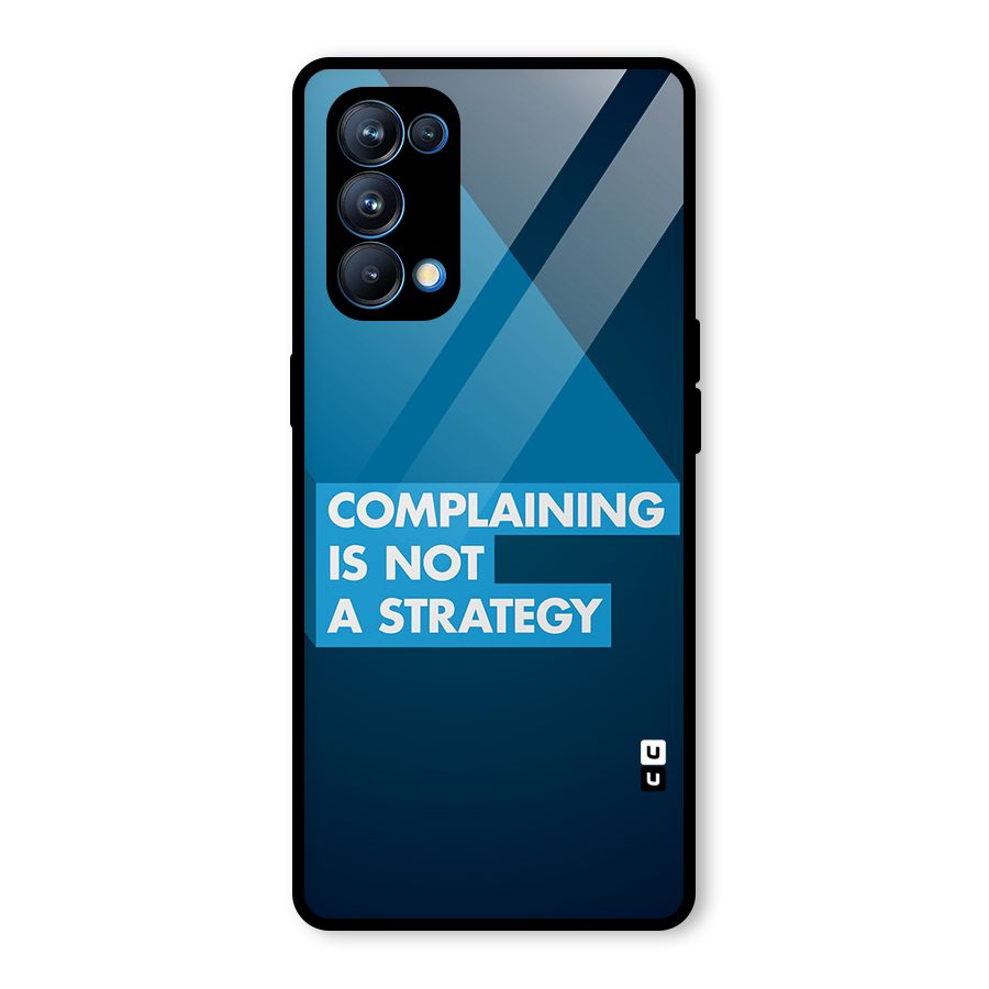 Not A Strategy Glass Back Case for Oppo Reno5 Pro 5G