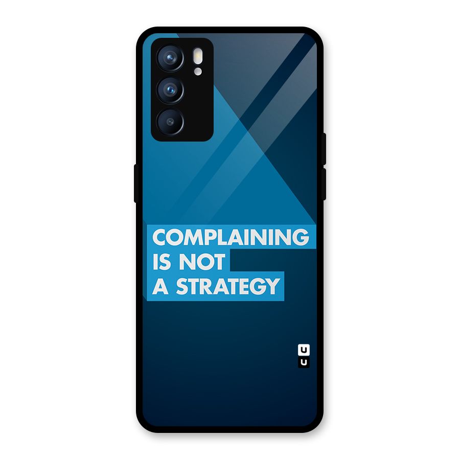 Not A Strategy Glass Back Case for Oppo Reno6 5G