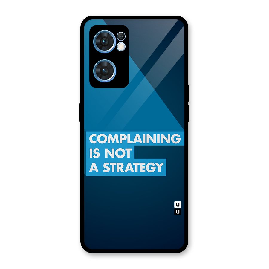 Not A Strategy Glass Back Case for Oppo Reno7 5G