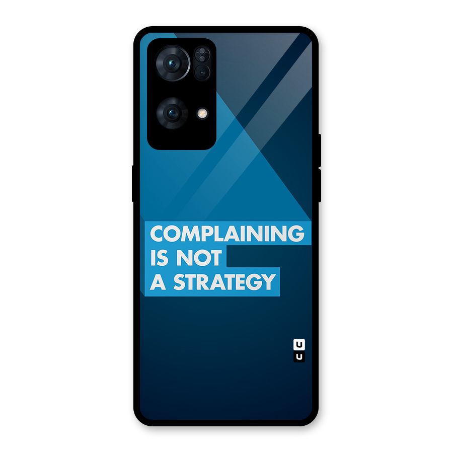 Not A Strategy Glass Back Case for Oppo Reno7 Pro 5G