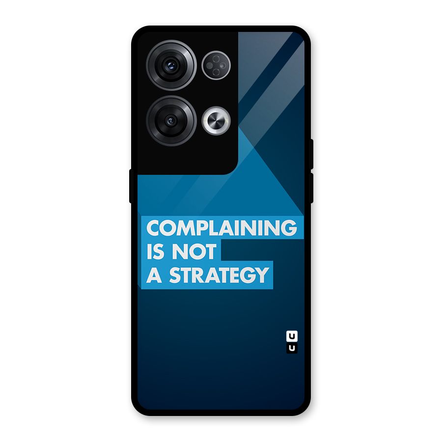 Not A Strategy Glass Back Case for Oppo Reno8 Pro 5G