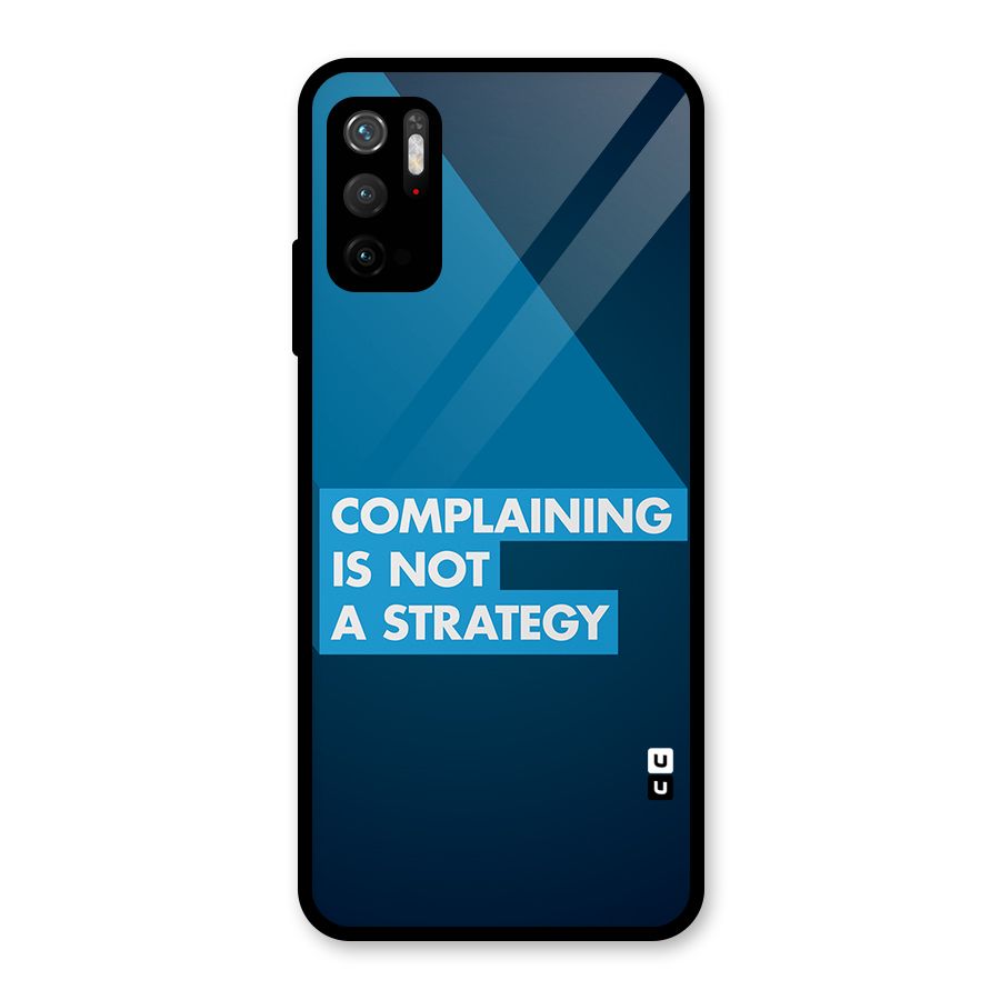 Not A Strategy Glass Back Case for Poco M3 Pro 5G