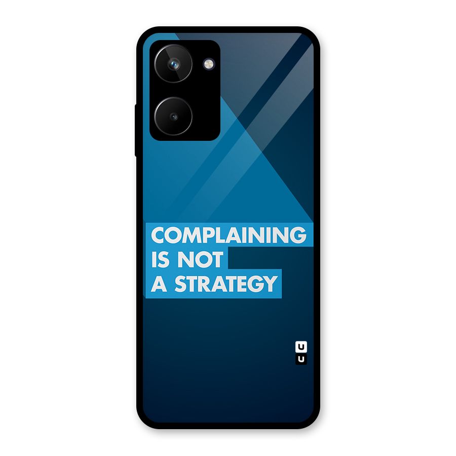 Not A Strategy Glass Back Case for Realme 10