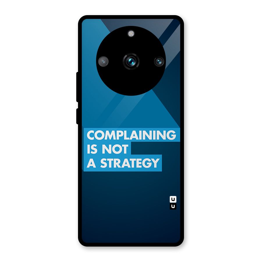 Not A Strategy Glass Back Case for Realme 11 Pro Plus