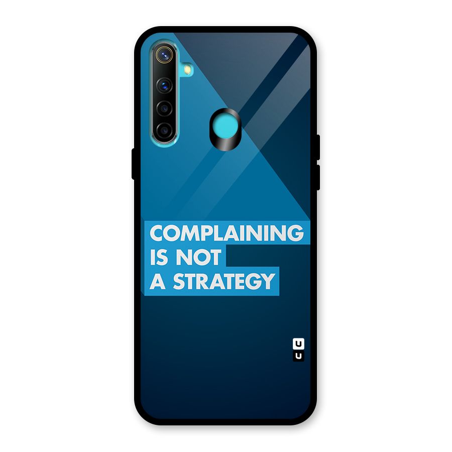 Not A Strategy Glass Back Case for Realme 5i