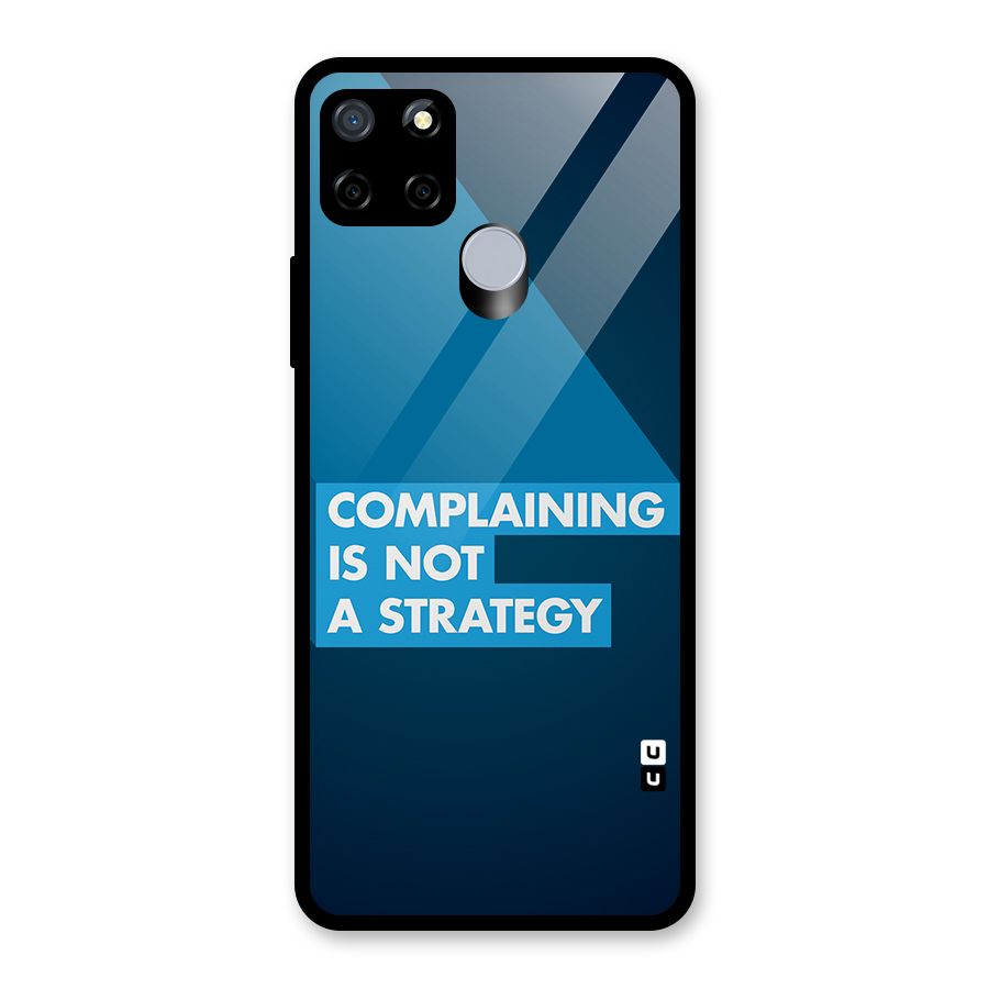 Not A Strategy Glass Back Case for Realme C12