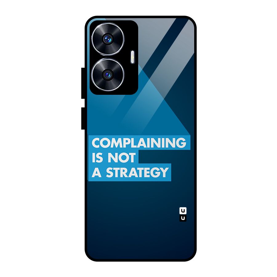 Not A Strategy Glass Back Case for Realme Narzo N55