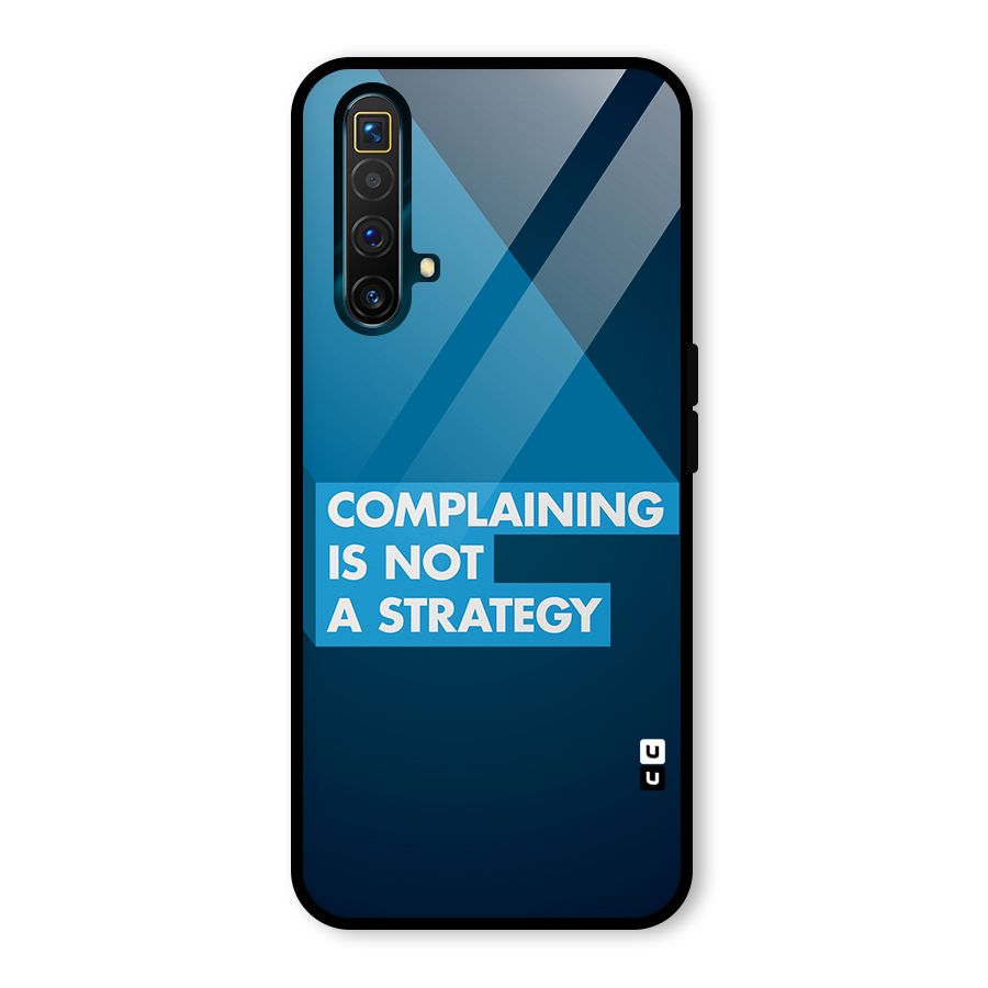 Not A Strategy Glass Back Case for Realme X3