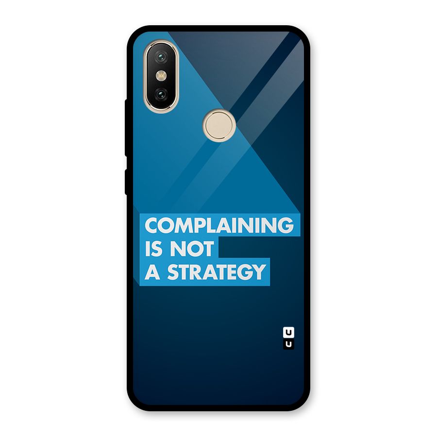Not A Strategy Glass Back Case for Redmi A2