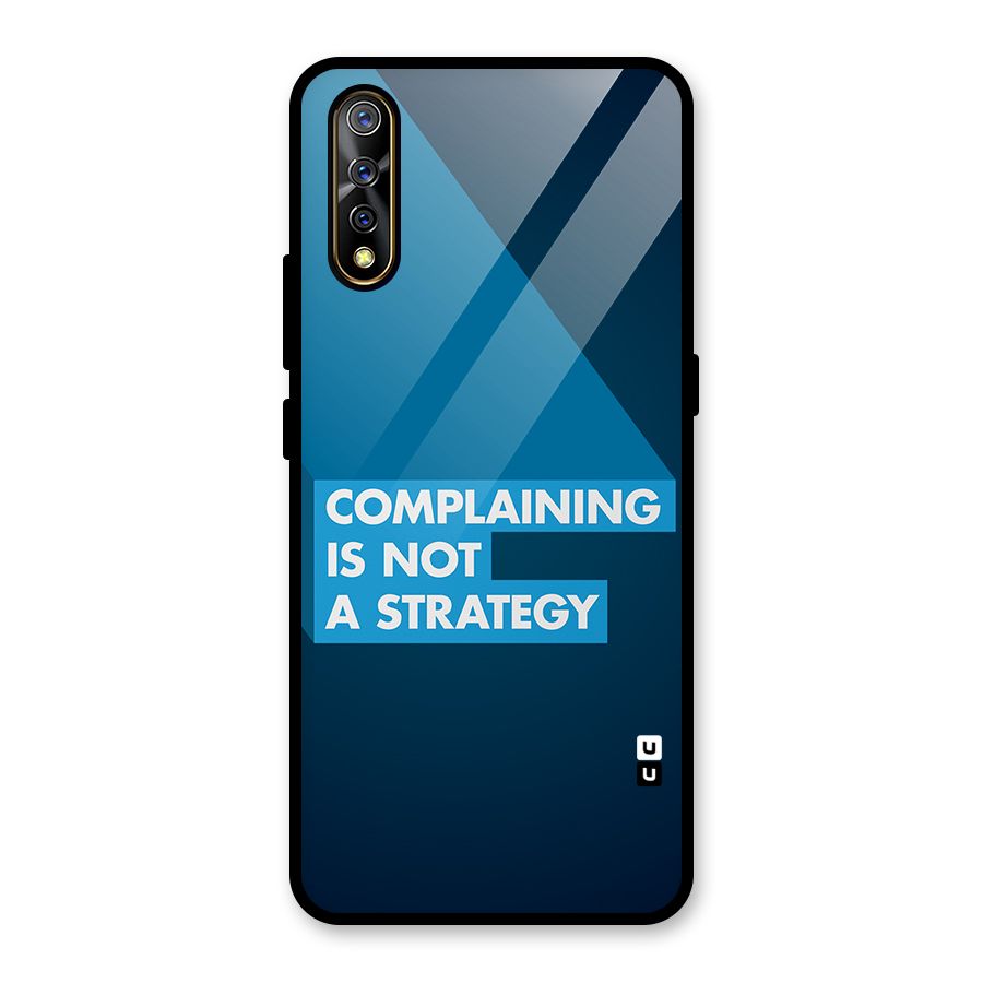 Not A Strategy Glass Back Case for Vivo S1