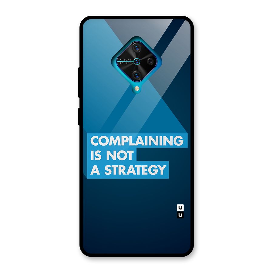 Not A Strategy Glass Back Case for Vivo S1 Pro